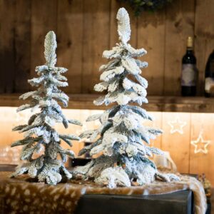 Everlands Mini Alpine Snowy Artificial Christmas Tree