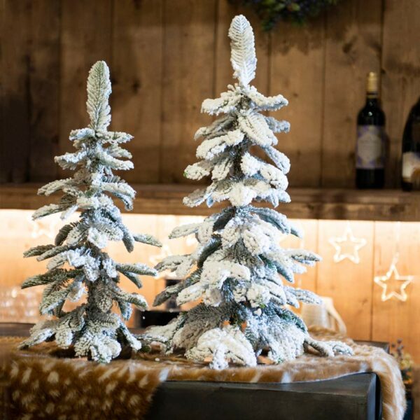 Everlands Mini Alpine Snowy Artificial Christmas Tree
