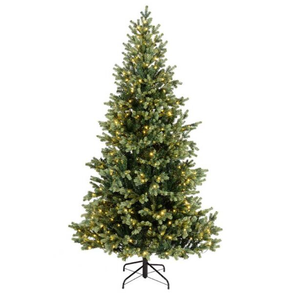 Everlands Geneva Fir Pre-Lit Christmas Tree - 7ft