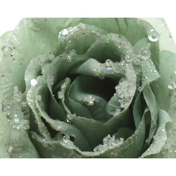 Everlands Sage Green Rose Clip
