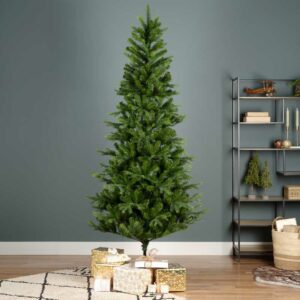 Everlands Idaho Fir Slim Artificial Christmas Tree - 6ft