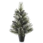 Everlands Mini Finley Frosted Christmas Tree