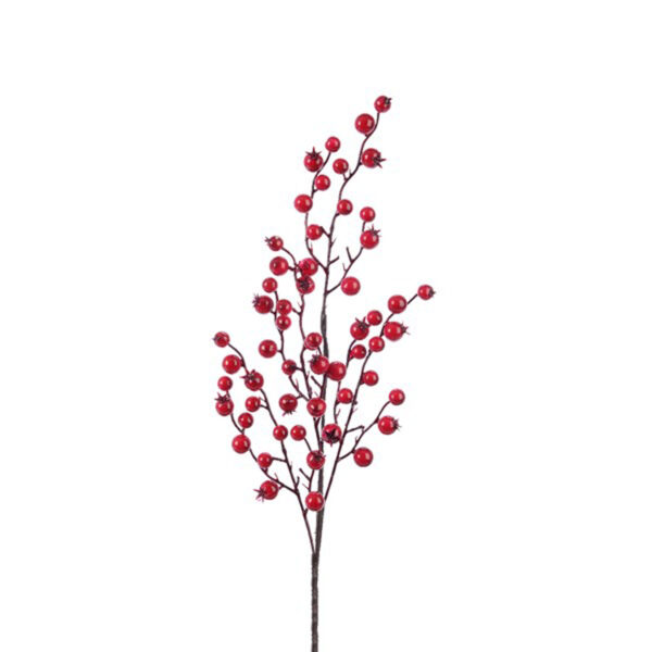Everlands Red Branch with Berries (60cm)
