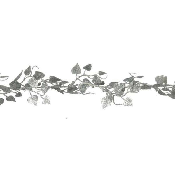 Everlands Silver Glitter Garland (Assorted Designs)