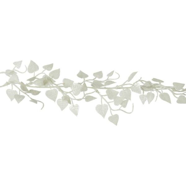 Everlands White Glitter Garland (Assorted Designs)