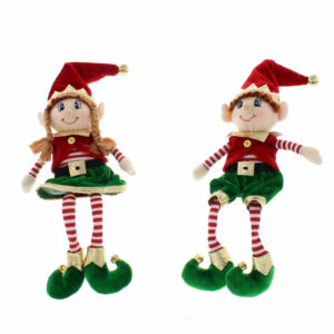 Festive Elf with Dangly Legs (Assorted Designs)