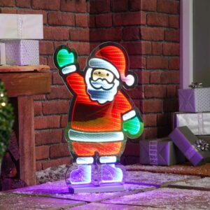 Festive Santa Infinity Light