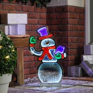 Festive Snowman Infinity Light