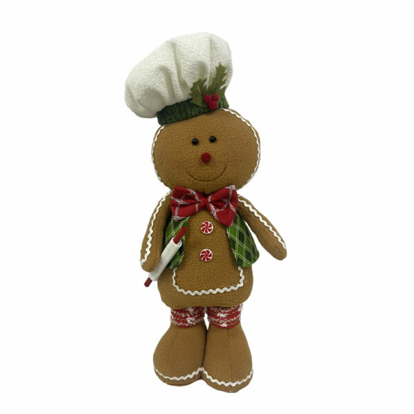 Festive Standing Chef Gingerbread Man