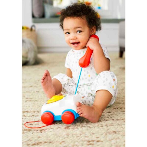 Fisher-Price Chatter Telephone baby using