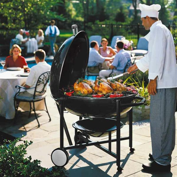 For catering and chefs - use the Ranch Kettle Charcoal BBQ