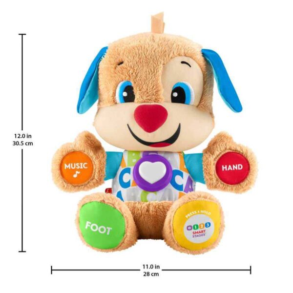 Fisher-Price Laugh & Learn Smart Stages Puppy dimensions