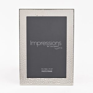 fs128446 Impressions Nickel Plated Photo Frame 4 x 6 front