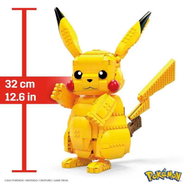 Mega Construx Pokemon Jumbo Pikachu height