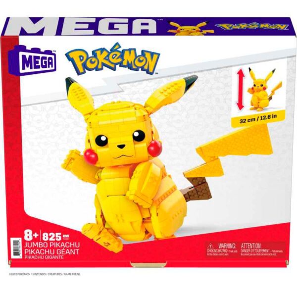 Mega Construx Pokemon Jumbo Pikachu packaging