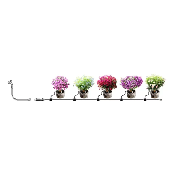 GARDENA Micro-Drip System Starter Set for 5 Flower Pots flow diagram