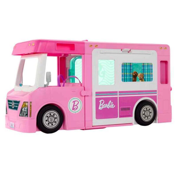Barbie 3-in-1 Dream Camper & Accessories 60 Pieces