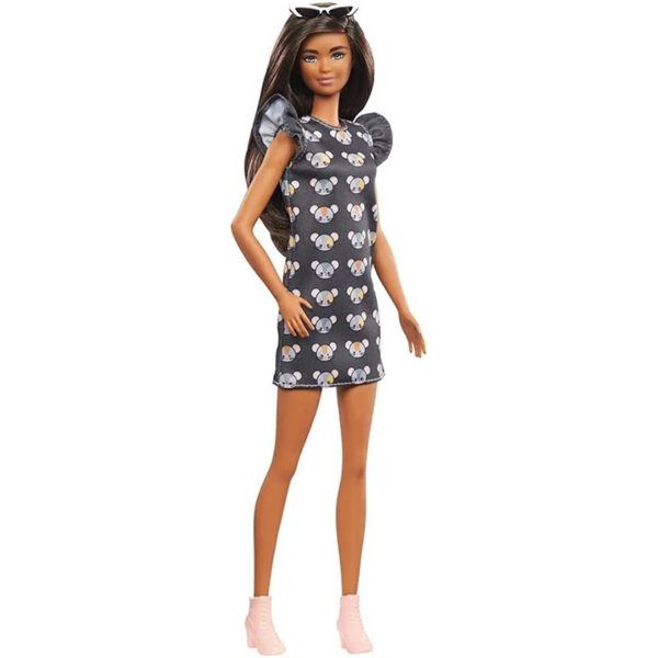 Barbie Fashionista Doll With Black Mouse Dress