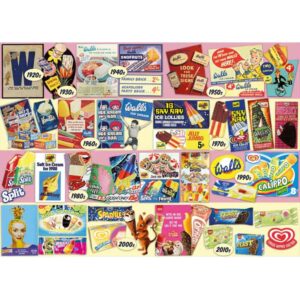 Gibsons 100 Years of Wall's Ice Cream 1000 Piece Jigsaw Puzzle
