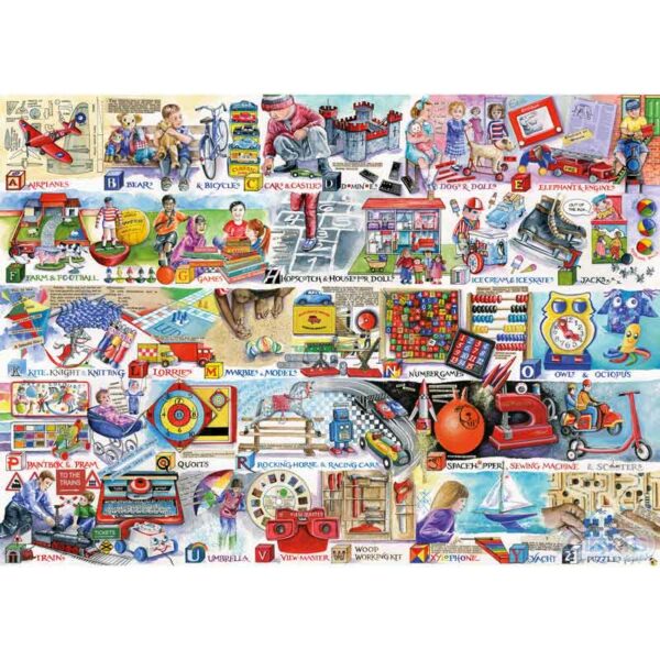 Gibsons Space Hoppers & Scooters 1000 Piece Jigsaw Puzzle