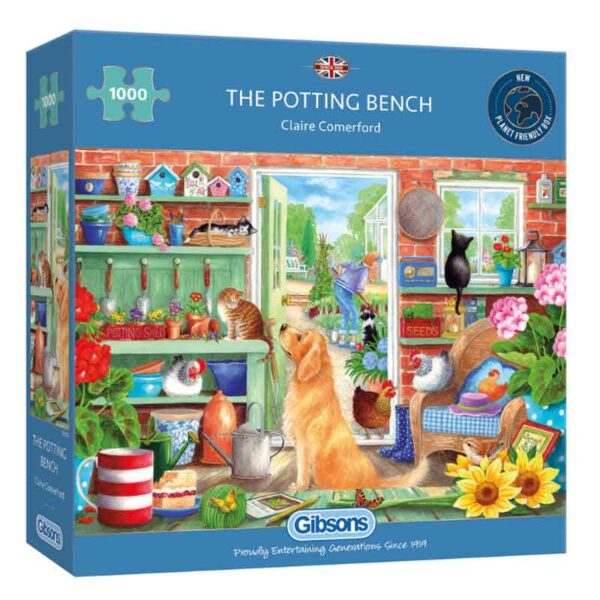 Gibsons The Potting Bench 1000 Piece Jigsaw Puzzle