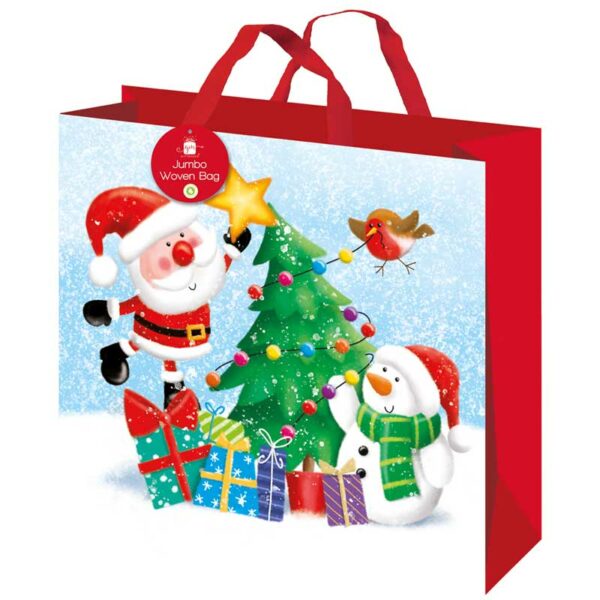 Gift Maker Cute Santa Jumbo Gift Bag