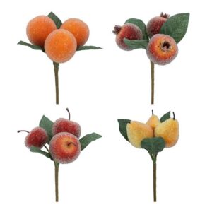Gisela Graham Beaded Fruit Pick (Assorted Designs)