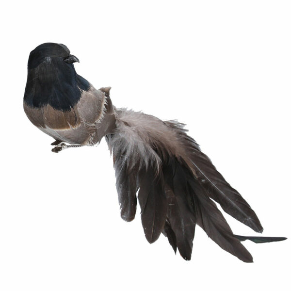 Gisela Graham Black Feather Bird