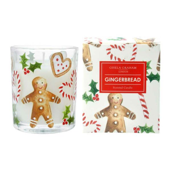 Gisela Graham Small Gingerbread Candle