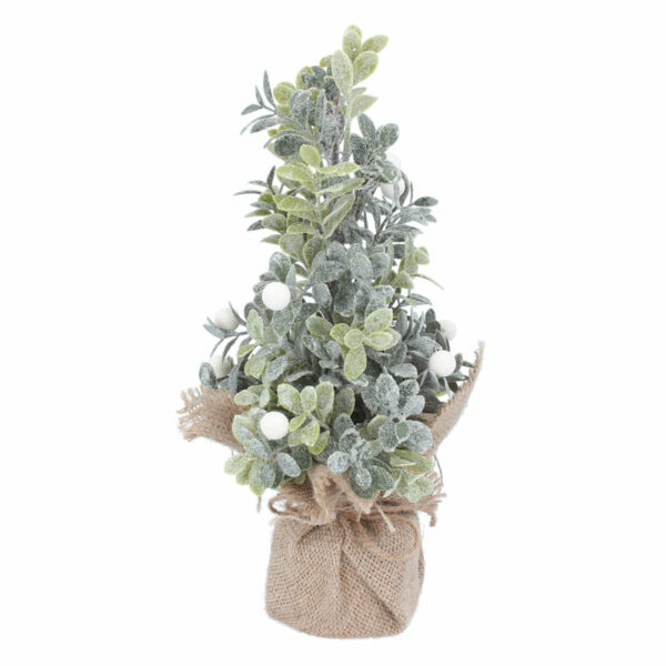 Gisela Graham Frosted Mini Tree with White Berries