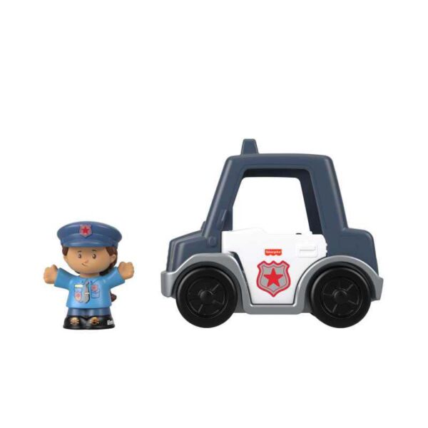 Fisher-Price Little People Helping Others Police Car & Figure left side