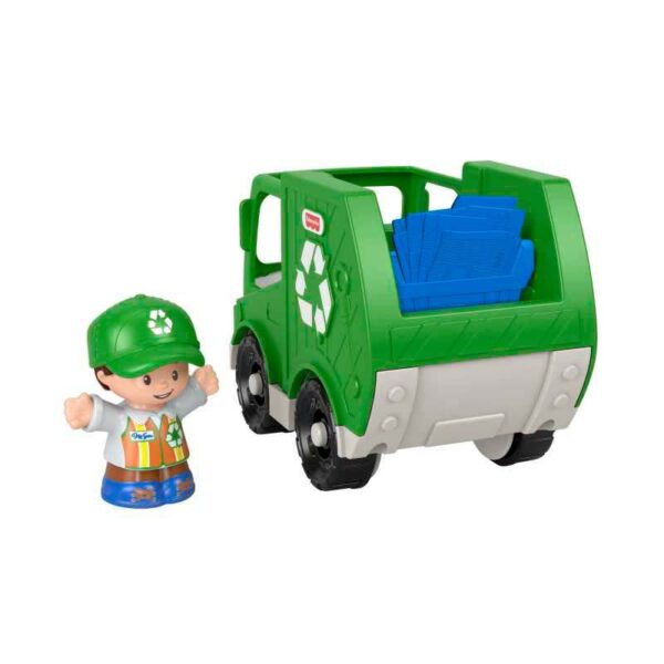 Fisher-Price Little People Recycling Truck back