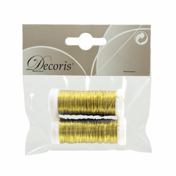 Decoris Gold Iron Thread Rolls (Pack of 2)