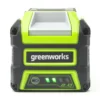 Greenworks 40V 2Ah Lithium-ION Battery front led