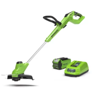 Greenworks 40V 30cm Gear Reducing String Trimmer with 2Ah Battery & Charger