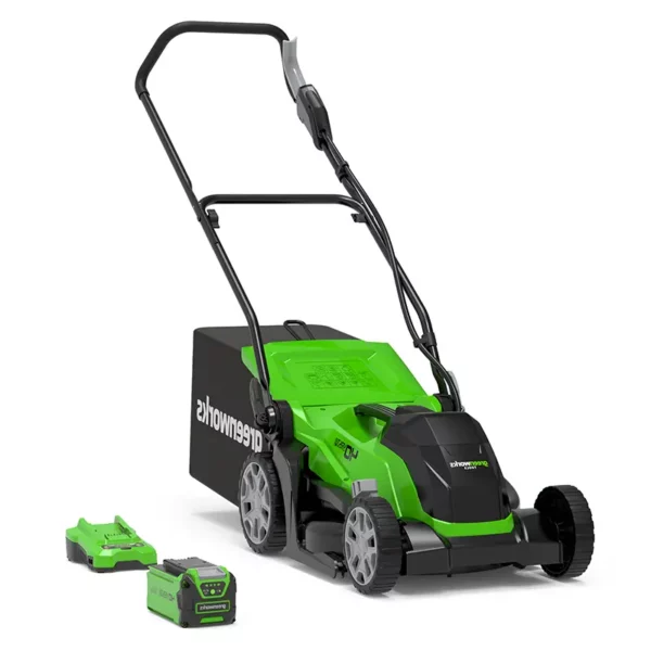 Greenworks 40V 35cm Lawnmower With 2Ah Battery & Charger