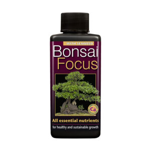 A 100ml bottle of Growth Technology Bonsai Focus with Seaweed.