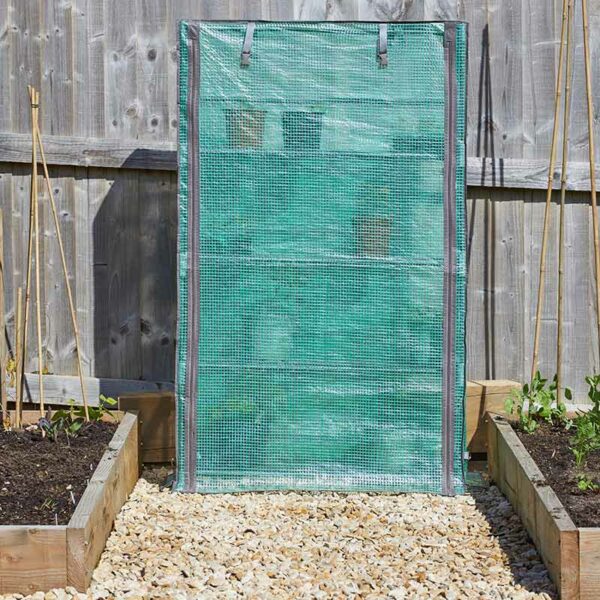 GroZone Compact 4 Tier Greenhouse Lifestyle 2