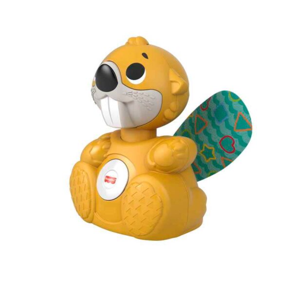 Fisher-Price Linkimals Boppin’ Beaver Musical Toy for Babies side