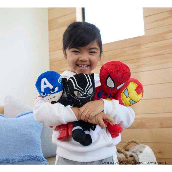 Marvel Spiderman 8" Super Hero Soft Plush Doll girl cuddling
