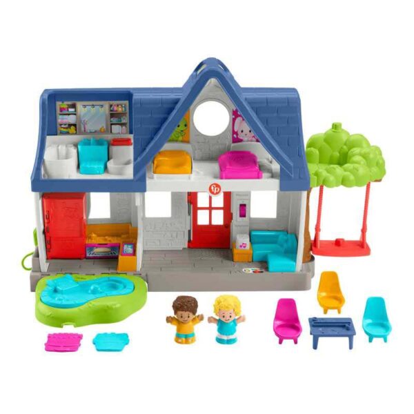 Fisher-Price Little People Play House Playset for Kids contents
