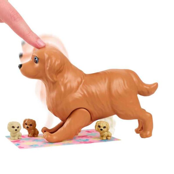 Barbie Newborn Pups Playset with Doll & Animal Toys puppy