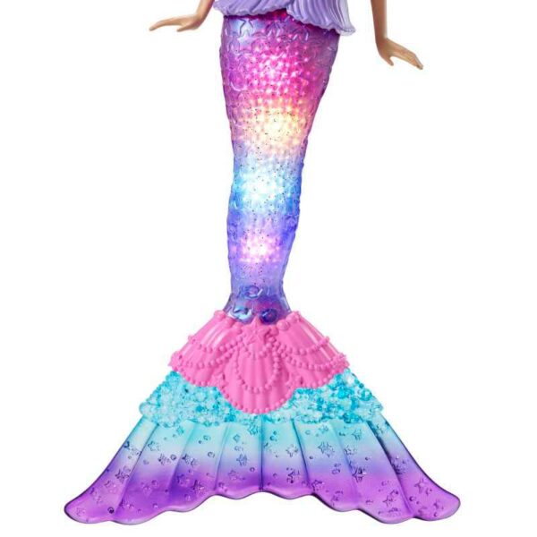 Barbie Dreamtopia Twinkle Lights Mermaid Light-Up Doll tail