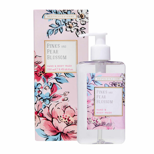Heathcote & Ivory Pinks and Pear Blossom Hand & Body Wash