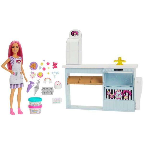 Barbie Bakery Playset with Doll and Accessories