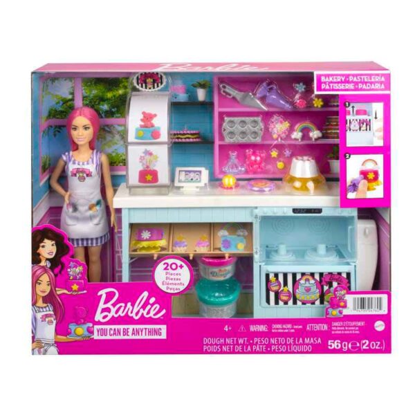 Barbie Bakery Playset with Doll and Accessories packshot
