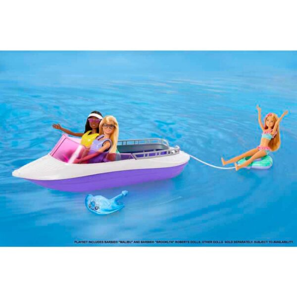 Barbie Mermaid Power Dolls, Boat and Accessories in use