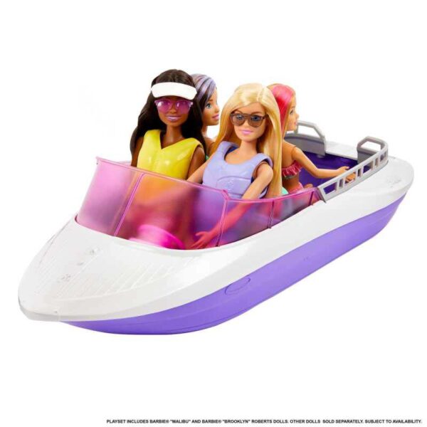 Barbie Mermaid Power Dolls, Boat and Accessories 4 in boat