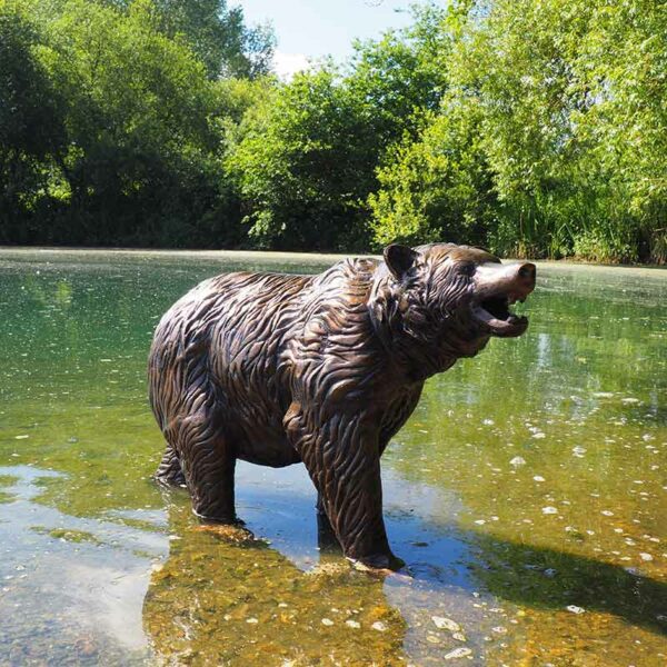 Home & Garden UK Bear Cub Garden Statue