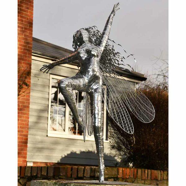 Home & Garden UK Dancing Fairy Garden Statue